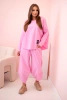 Set der neuen Punto Sweatshirt-Hose Bonbon-Rosa