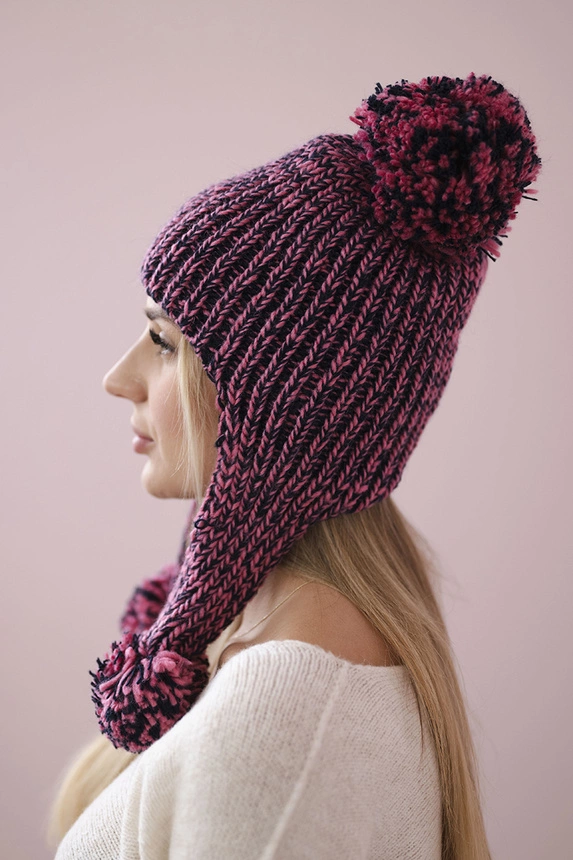 Damen Ohrenklappe Emma K343 rosa