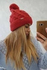 Cap with fleece Wanda K281 red