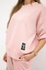 Buttery fabric set sweatshirt + pants powder pink