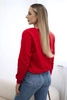 Printed sweatshirt red