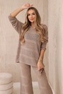 Openwork set Rayon fango