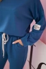 Komplet teplákové + kalhoty máslová látka denim