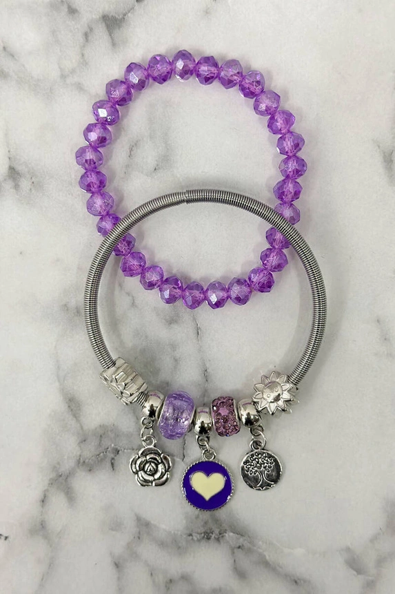 Bracelet SL519-85 violet