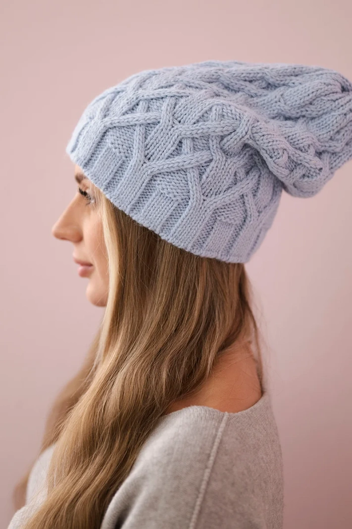 Fleecová čepice Sonia K201 modrá