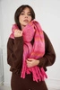 6071 Women's scarf fuchsia + pink