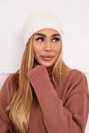 Cap with fleece Karolina K243 ecru