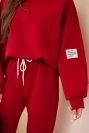 Set sweatshirt + pants butter red