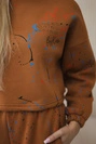 Insulated set with a colorful print camel