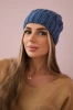 Cap with fleece Iwona K221 jeans