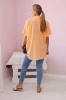 Short-sleeved cotton shirt apricot