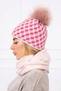 Women's set K155 powdered pink