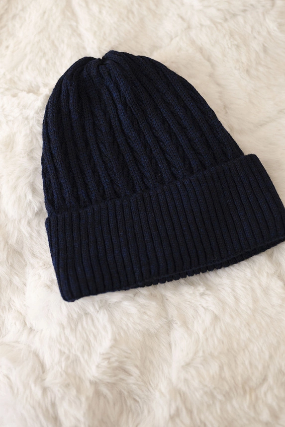 Cap thin Grace K211 navy blue