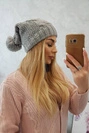 "Carolina" vilnonė kepurė K243 pilka