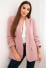 Elegante Blazer mit Klappen dunkelrosa