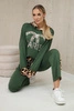 Paris set sweatshirt + pants khaki