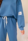 Set sweatshirt + pants buttery fabric denim
