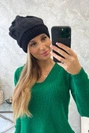 Dámska čiapka Klarysa K393 čierna
