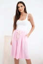 Damen-Shorts aus Viskose mit Boho-Gürtel für den Sommer bonbonrosa