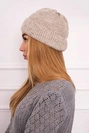 Čiapka tenká Oliwia K252 svetlo béžová