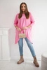 Oversize-Bluse hellrosa
