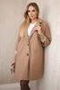 Coat with long welt on the sleeve camel