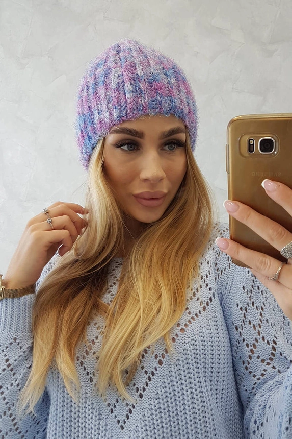 Dámska čiapka Cina K259 fialový