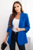 Women's unbuttoned jacket with lining S/M cornflower blue