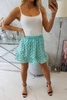 Polka dot skirt mint
