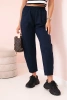 Hose mit Taschen Summer Punto marineblau