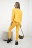 Set with oversized blouse mustard