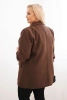 Dámská elegance Plus Size hnědá