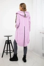 Sweatshirt with zip at the back purple
