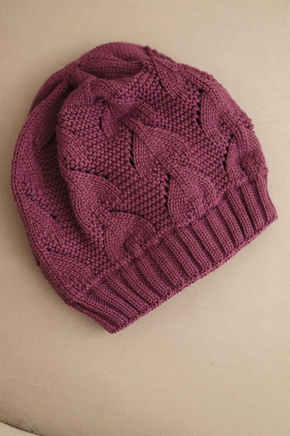 Čapica s fleece Marta K231 ecru