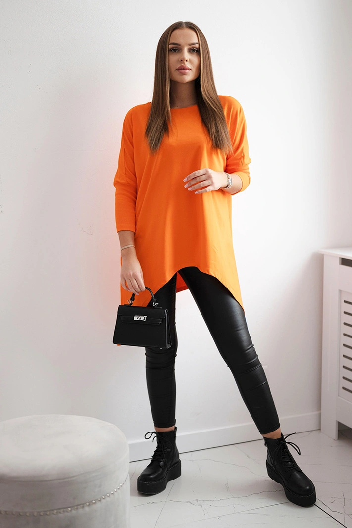 Blouse oversize orange
