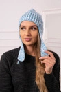 Women's long eared cap Jana K314 turquoise