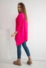 Oversize-Bluse fuchsia
