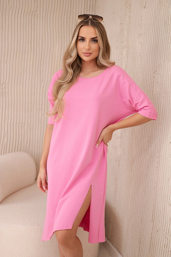 Oversize dress light pink