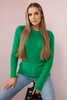 Fluffy sweater green