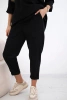 Punto Set Sweatshirt + Hose schwarz