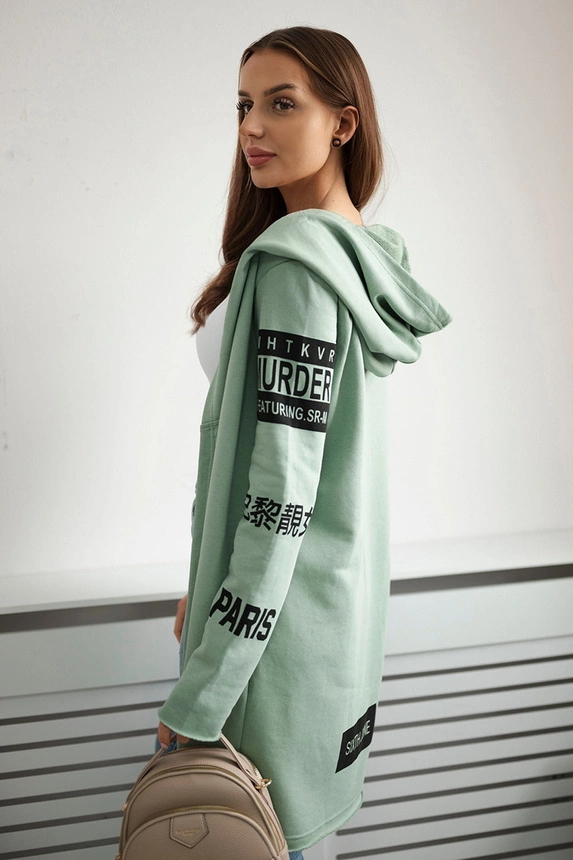 Coatee with subtitles light mint