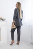 Elegantes Jacken- und Hosenset graphit