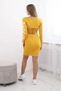 Zerlumptes Kleid Senf