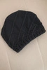 Women's winter hat with decorative knit and classic design K372 gray