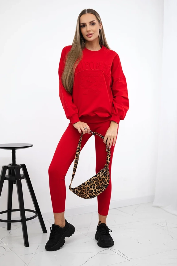 Cotton set California red