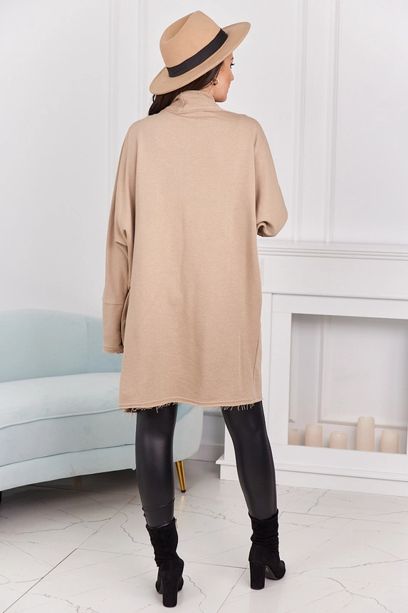 Cape with pockets light beige