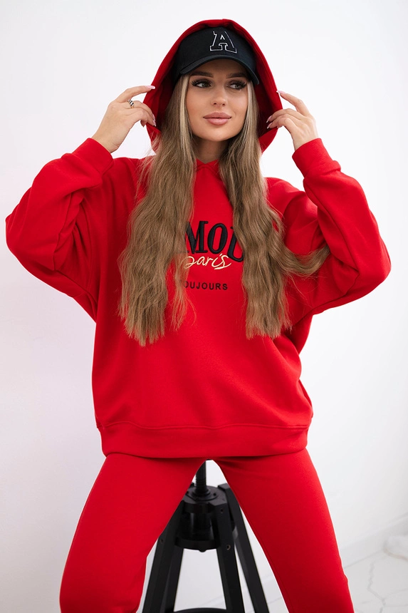 Isoliertes Set L'Amour rot