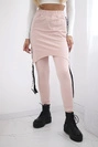 Hose/Anzug mit Selfie-Beschriftung dunkelpuderrosa