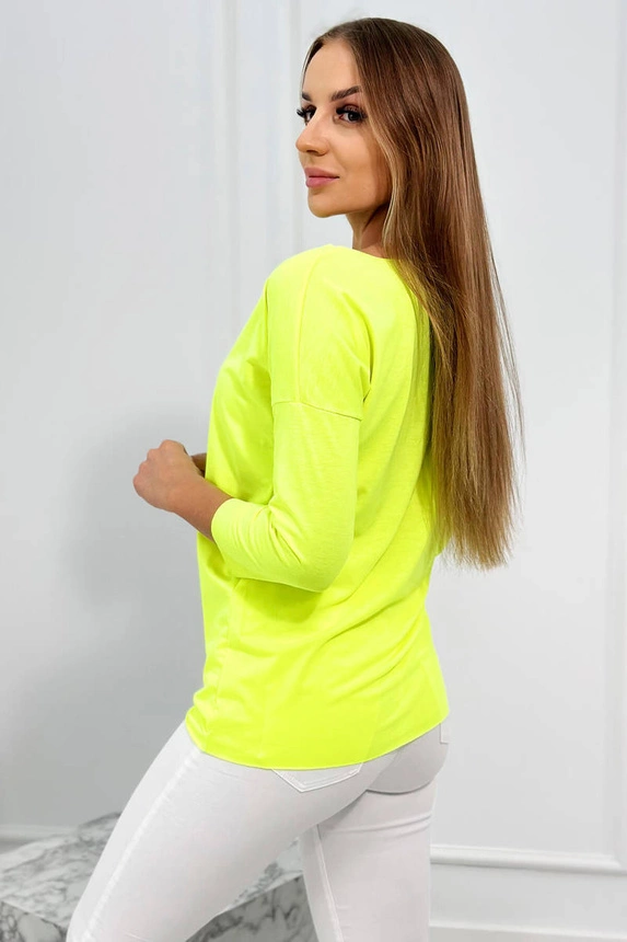 Blouse Casual yellow neon
