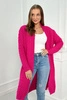 Sweater Cardigan weave the braid fuchsia